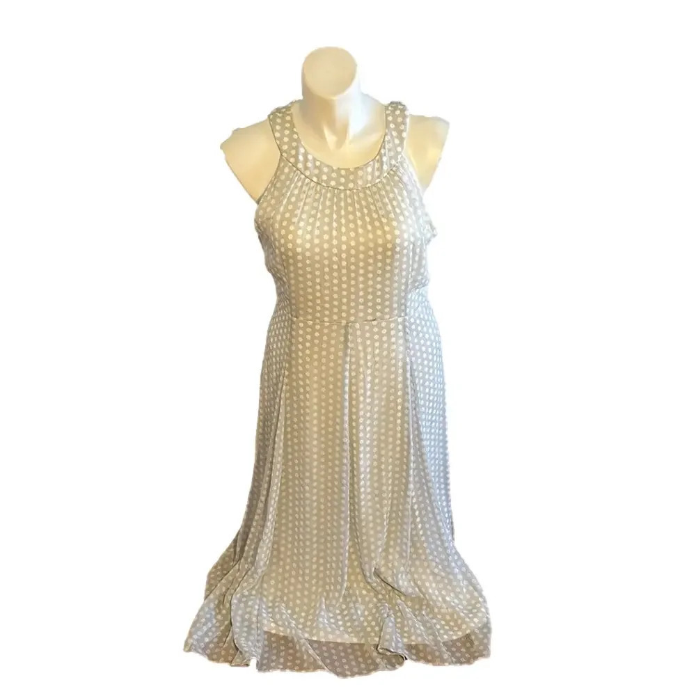 TOMMY HILFIGER Solo Polka Dot Chiffon A-Line Dress